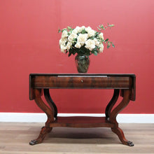Load image into Gallery viewer, x SOLD Antique English Centre Table, Large Lamp or Side Table, Cushion Drawer Desk B10740