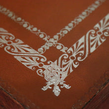 Load image into Gallery viewer, x SOLD Antique English Mahogany Desk Leather Twin Pedestal Office Desk Partners Desk. B9535