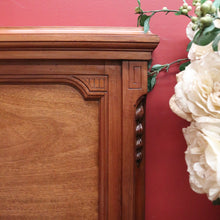 Load image into Gallery viewer, x SOLD Antique French QUEEN Bed Head, French Walnut Queen Size Bed Head B10726
