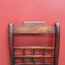 Load image into Gallery viewer, x SOLD Antique French Oak and Rush Seat Armchair, Hall Chair, Verandah Chair B10681