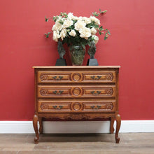 Load image into Gallery viewer, French Chest of Drawers, Vintage French Oak 3 Drawer Chest Hall Cabinet Cupboard B10933