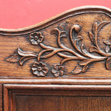 Load image into Gallery viewer, x SOLD Antique French Hall Settle, Blanket Box Hall Seat, Antique Oak Bench Seat Chair B10840