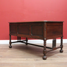 Load image into Gallery viewer, x SOLD Antique French Office Desk, Antique French Oak 4 Drawer Office Desk, Hall Table B10778