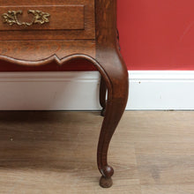 Load image into Gallery viewer, x SOLD Antique French Sewing Cabinet, French Oak Bedside Cabinet, 2 Drawer Lamp Table B10690