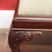 Load image into Gallery viewer, x SOLD Vintage Australian Cedar Kneeler, Footstool, Bedroom Seat, Prayer Chair Stool B11103