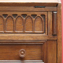 Load image into Gallery viewer, x SOLD Antique Writing Bureau Desk, French Oak Drop Front Bureau Desk Chest of Drawers B10535