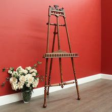 Load image into Gallery viewer, x SOLD Antique French Walnut Easel, French Painters Easel, Painting Holder, Music Stand B10521