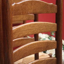 Load image into Gallery viewer, x SOLD Set of Six Antique French Ladder Back Dining Chairs or Kitchen Chairs, Rush Seat. B10943