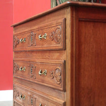 Load image into Gallery viewer, x SOLD Antique French Chest of Drawers, 3 Drawer Hall Table, Hall Cabinet Large Bedside B10296
