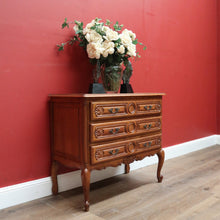 Load image into Gallery viewer, x SOLD French Chest of Drawers, Vintage French Oak 3 Drawer Chest Hall Cabinet Cupboard B10933