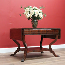 Load image into Gallery viewer, x SOLD Antique English Centre Table, Large Lamp or Side Table, Cushion Drawer Desk B10740