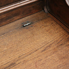 Load image into Gallery viewer, x SOLD Antique French Hall Settle, Blanket Box Hall Seat, Antique Oak Bench Seat Chair B10840