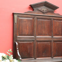 Load image into Gallery viewer, x SOLD Antique French Oak Narrow Hall Seat, Antique French Gothic Church Pew Seat Chair B11202