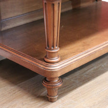 Load image into Gallery viewer, x SOLD Antique French China Cabinet, Glass and Walnut Antique French Display Cupboard B11141