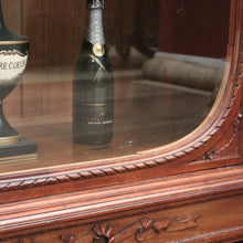 Load image into Gallery viewer, x SOLD Antique French Walnut Bookcase, French Linen Press or Walnut China Cabinet Glass B11111