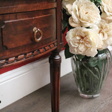 Load image into Gallery viewer, x SOLD Antique French Dressing Table, Twin Pedestal Walnut and Bevelled Mirror Dresser. B10326
