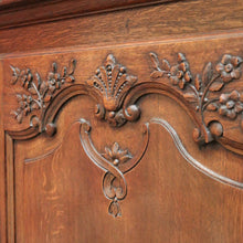 Load image into Gallery viewer, x SOLD Antique French Sideboard, Buffet Linen Press Cabinet Hall Cupboard Large Storage. B9796