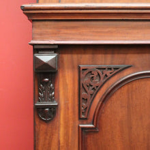 Load image into Gallery viewer, x SOLD Antique English Bookcases English Mahogany c1880 2 Height Bookcase China Cabinet. B9853