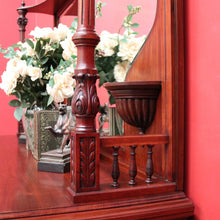 Load image into Gallery viewer, x SOLD Antique English Sideboard, Walnut Mirror Back Sideboard Cabinet Cupboard. B9875