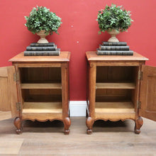 Load image into Gallery viewer, x SOLD Pair of Vintage Lamp Cabinets, pair of Bedside Table, Lamp tables Hall Cabinets. B10957