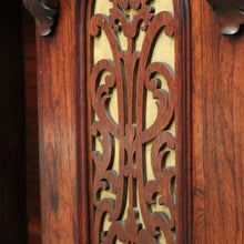 Load image into Gallery viewer, x SOLD Antique English Rosewood Sideboard Fretwork Backboard and Doors Twin Pedestals. B9851
