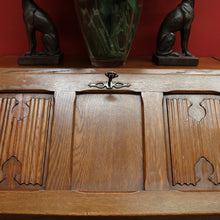 Load image into Gallery viewer, x SOLD Antique Writing Bureau Desk, French Oak Drop Front Bureau Desk Chest of Drawers B10535