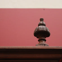 Load image into Gallery viewer, x SOLD Antique French Wardrobe, Walnut and Cane Armoire with Bevelled Mirror Door & Key B11116