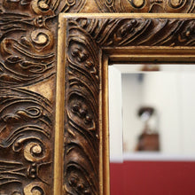 Load image into Gallery viewer, x SOLD Gilt Timber Mirror, Vintage French Bevelled Edge Gilt Frame Wall Mirror B11151