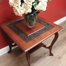 Load image into Gallery viewer, Antique English Mahogany 2 Tier Wine Table, Lamp Table, Occasional Table B10985
