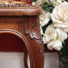 Load image into Gallery viewer, x SOLD Pair of Antique French Oak Hall Chair, Side Chairs, Foyer Chairs. B10392