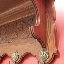 Load image into Gallery viewer, x SOLD Vintage French Coat Rack, Hat or Scarf Rack. Six Brass Hook Umbrella Holder. B11218