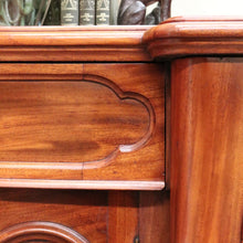 Load image into Gallery viewer, x SOLD Antique English Sideboard, Mahogany Mirror Back Inverted Sideboard Cabinet B10825