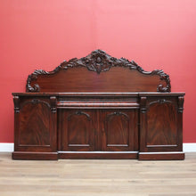 Load image into Gallery viewer, x SOLD Australia Cedar Breakfront Sideboard Cabinet with Carved Backboard B10714