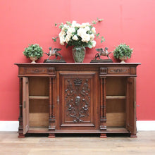 Load image into Gallery viewer, x SOLD Antique French Walnut Sideboard, Narrow Antique Hall Cabinet, Hall Cupboard B11070