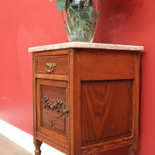 Load image into Gallery viewer, x SOLD Antique French Bedside Cabinet, Bedside Table, Antique French Oak Lamp Table B10893