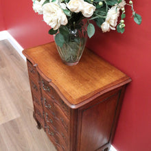 Load image into Gallery viewer, x Sold Vintage French Lingerie Chest, Tall Boy Chest, Bedside Cabinet, Chest of Drawers B10482