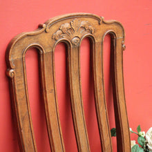 Load image into Gallery viewer, x SOLD Pair of Antique French Oak Hall Chair, Side Chairs, Foyer Chairs. B10392