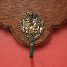 Load image into Gallery viewer, x SOLD Vintage French Coat Rack, Hat or Scarf Rack. Six Brass Hook Umbrella Holder. B11218