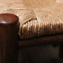 Load image into Gallery viewer, x SOLD Set of Six Antique French Ladder Back Dining Chairs or Kitchen Chairs, Rush Seat. B10943