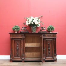 Load image into Gallery viewer, x SOLD Antique French Walnut Sideboard, Narrow Antique Hall Cabinet, Hall Cupboard B11070