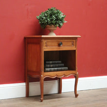 Load image into Gallery viewer, x SOLD Vintage French Cherrywood Bedside Tables, Lamp Table or Side Wine Table B11091