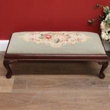 Load image into Gallery viewer, x SOLD Vintage Australian Cedar Kneeler, Footstool, Bedroom Seat, Prayer Chair Stool B11103