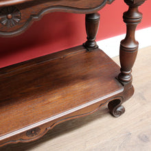 Load image into Gallery viewer, x SOLD Vintage French Oak Drop/Fall Front Kneading Trough Hallway Table Cabinet Stand B10703
