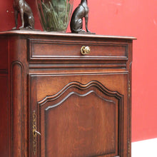Load image into Gallery viewer, x SOLD Antique French Hall Cupboard, Large Bedside Table, Lamp Side or Office Cabinet B10762
