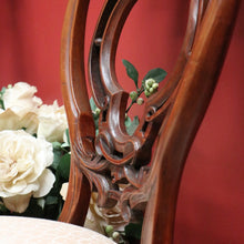 Load image into Gallery viewer, x SOLD Set of 2 Antique English Hall Chairs, Pair of Antique Walnut Sofa Bed room Chair B10671