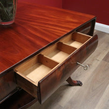Load image into Gallery viewer, x SOLD Antique English Centre Table, Large Lamp or Side Table, Cushion Drawer Desk B10740