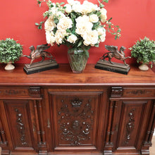 Load image into Gallery viewer, x SOLD Antique French Walnut Sideboard, Narrow Antique Hall Cabinet, Hall Cupboard B11070