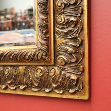 Load image into Gallery viewer, x SOLD Gilt Timber Mirror, Vintage French Bevelled Edge Gilt Frame Wall Mirror B11151
