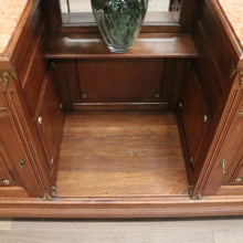 Load image into Gallery viewer, Antique French Dressing Table, Twin Pedestal Marble and Mirror Dressing Table B10848