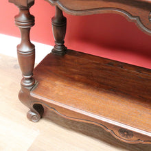 Load image into Gallery viewer, x SOLD Vintage French Oak Drop/Fall Front Kneading Trough Hallway Table Cabinet Stand B10703